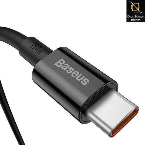 Baseus Superior TypeC to TypeC 100W 1M Fast Charging Data Cable - Black