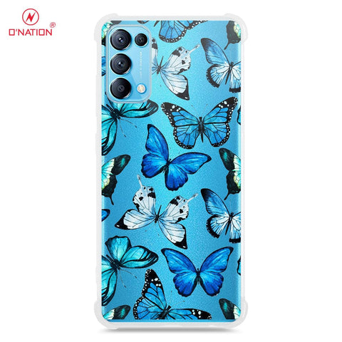 Oppo Find X3 Lite Cover - O'Nation Butterfly Dreams Series - 9 Designs - Clear Phone Case - Soft Silicon Borders