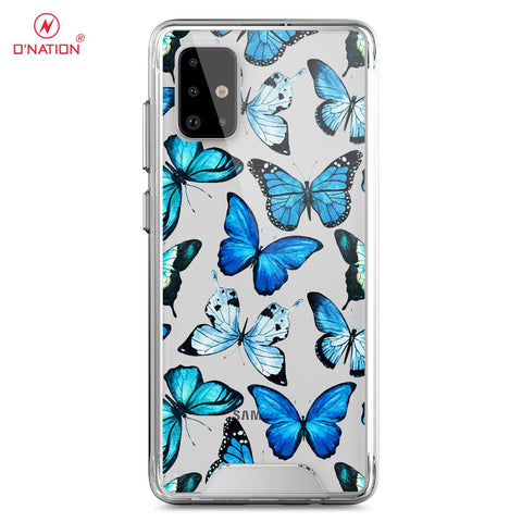 Samsung Galaxy A71 Cover - O'Nation Butterfly Dreams Series - 9 Designs - Clear Phone Case - Soft Silicon Borders