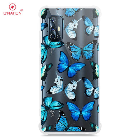 Vivo V17 Cover - O'Nation Butterfly Dreams Series - 9 Designs - Clear Phone Case - Soft Silicon Borders