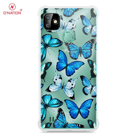 Infinix Smart HD 2021 Cover - O'Nation Butterfly Dreams Series - 9 Designs - Clear Phone Case - Soft Silicon Borders
