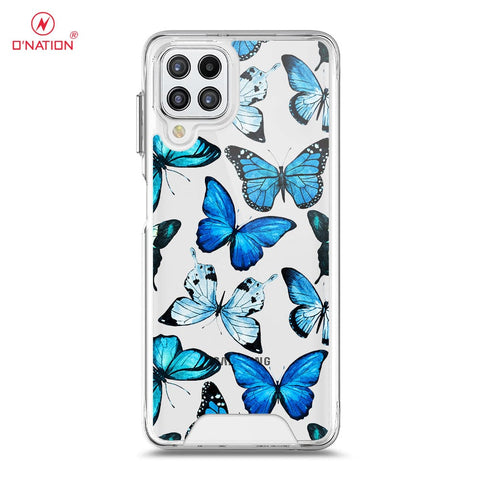 Samsung Galaxy A22 Cover - O'Nation Butterfly Dreams Series - 9 Designs - Clear Phone Case - Soft Silicon Borders