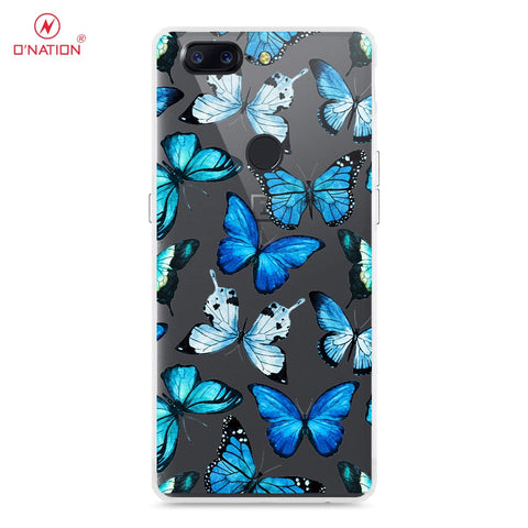 OnePlus 5T Cover - O'Nation Butterfly Dreams Series - 9 Designs - Clear Phone Case - Soft Silicon Borders