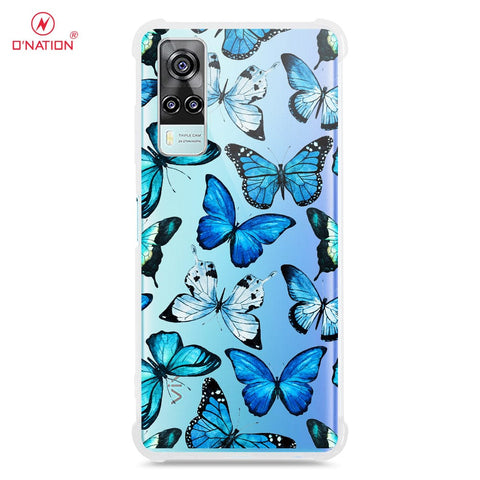 Vivo Y51 (2020 December) Cover - O'Nation Butterfly Dreams Series - 9 Designs - Clear Phone Case - Soft Silicon Borders