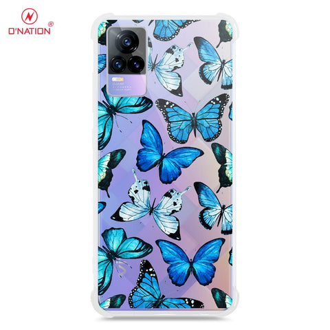 Vivo V21E Cover - O'Nation Butterfly Dreams Series - 9 Designs - Clear Phone Case - Soft Silicon Borders