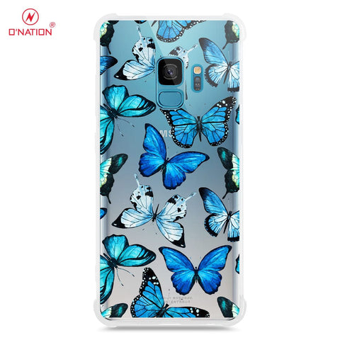 Samsung Galaxy S9 Cover - O'Nation Butterfly Dreams Series - 9 Designs - Clear Phone Case - Soft Silicon Borders