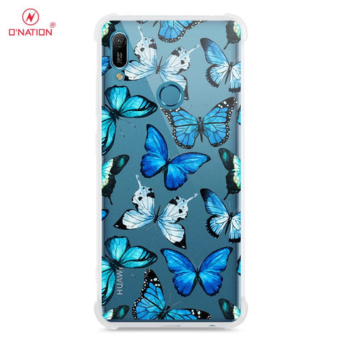 Huawei Y6 2019 / Y6 Prime 2019 Cover - O'Nation Butterfly Dreams Series - 9 Designs - Clear Phone Case - Soft Silicon Borders