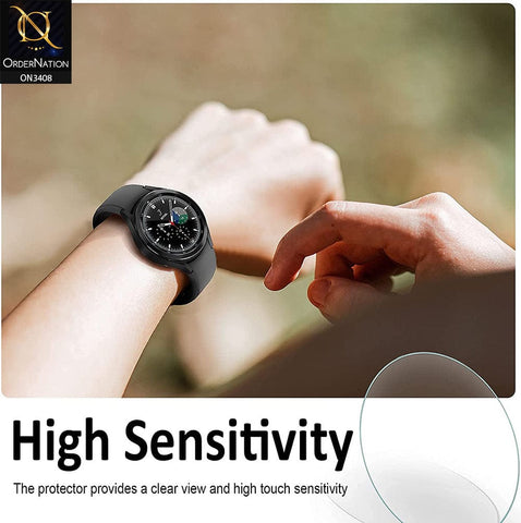 Samsung Galaxy Watch 4 Protector - 46mm (0.3mm) 2.5D Accessorie HD Clear Hydraulic Film Screen Protector