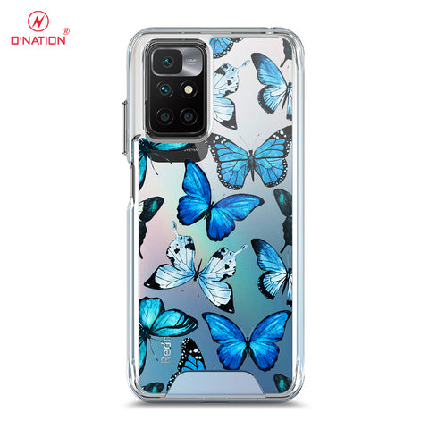 Xiaomi Redmi 10 Cover - O'Nation Butterfly Dreams Series - 9 Designs - Clear Phone Case - Soft Silicon Borders