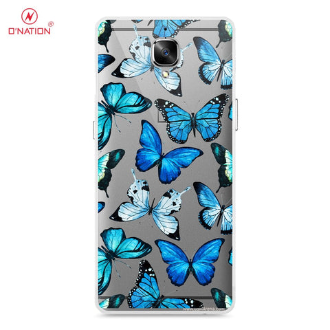 OnePlus 3 Cover - O'Nation Butterfly Dreams Series - 9 Designs - Clear Phone Case - Soft Silicon Borders