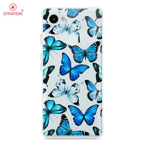 Google Pixel 3a Cover - O'Nation Butterfly Dreams Series - 9 Designs - Clear Phone Case - Soft Silicon Borders