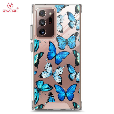 Samsung Galaxy Note 20 Ultra Cover - O'Nation Butterfly Dreams Series - 9 Designs - Clear Phone Case - Soft Silicon Bordersx U7