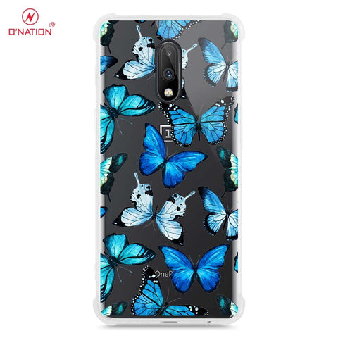 OnePlus 7 Cover - O'Nation Butterfly Dreams Series - 9 Designs - Clear Phone Case - Soft Silicon Borders