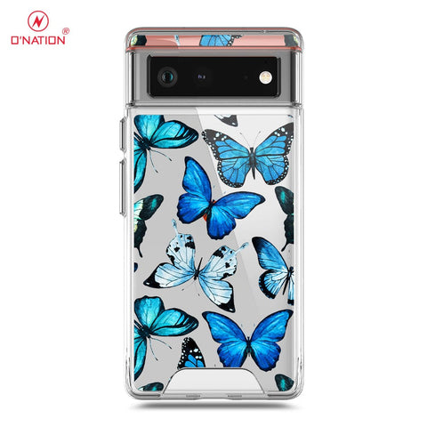 Google Pixel 6 Cover - O'Nation Butterfly Dreams Series - 9 Designs - Clear Phone Case - Soft Silicon Borders