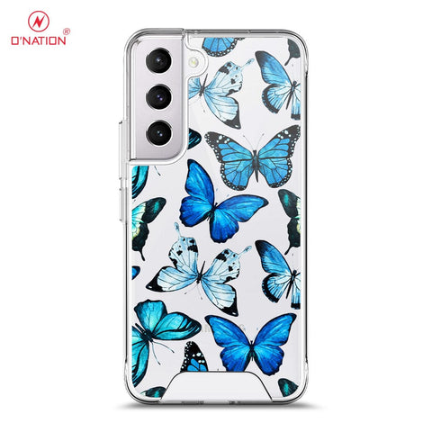 Samsung Galaxy S22 5G Cover - O'Nation Butterfly Dreams Series - 9 Designs - Clear Phone Case - Soft Silicon Borders