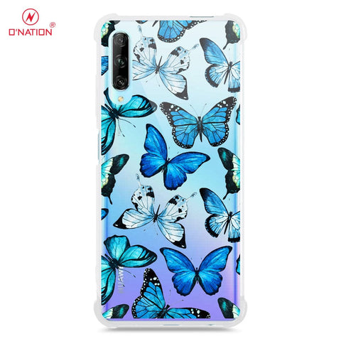 Huawei Y9s Cover - O'Nation Butterfly Dreams Series - 9 Designs - Clear Phone Case - Soft Silicon Borders