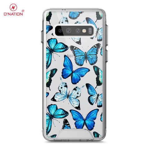 Samsung Galaxy S10 Plus Cover - O'Nation Butterfly Dreams Series - 9 Designs - Clear Phone Case - Soft Silicon Bordersx