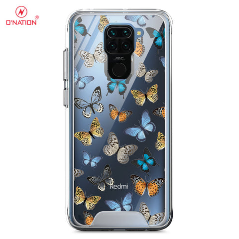 Xiaomi Redmi Note 9 Cover - O'Nation Butterfly Dreams Series - 9 Designs - Clear Phone Case - Soft Silicon Bordersx