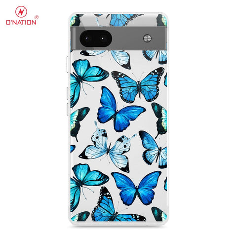 Google Pixel 6a Cover - O'Nation Butterfly Dreams Series - 9 Designs - Clear Phone Case - Soft Silicon Borders