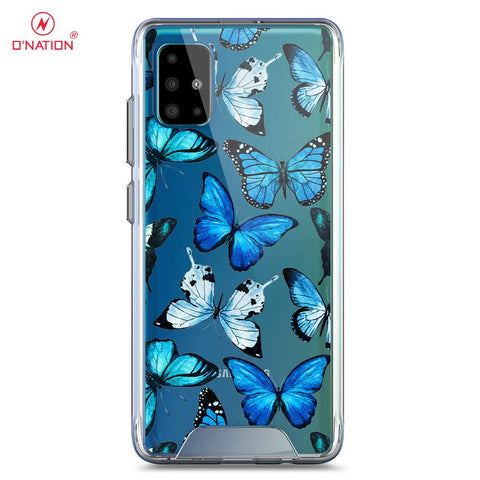 Samsung Galaxy A51 Cover - O'Nation Butterfly Dreams Series - 9 Designs - Clear Phone Case - Soft Silicon Borders