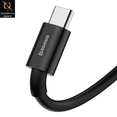 Baseus Superior USB to Type C 66W Fast Charging Cable 2M Black
