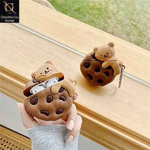 Apple Airpods 1 / 2 Cover - Cute Funny Cartoon Character Soft Sillicone Airpods Case