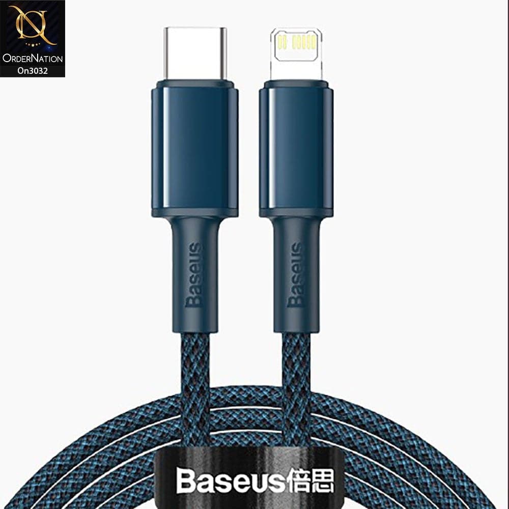Baseus Cafule Metal USB Type-C To iPhone PD 20W Fast Charging Cable 2M