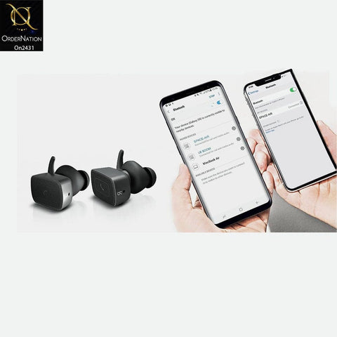 Black - Space Ar-680 - True Wireless Earbuds