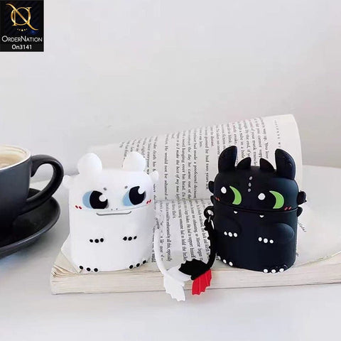 Apple Airpods 1 / 2 Cover - Cute Cartoon Character Soft Sillicone Airpods Case
