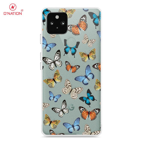 Google Pixel 5 XL Cover - O'Nation Butterfly Dreams Series - 9 Designs - Clear Phone Case - Soft Silicon Borders