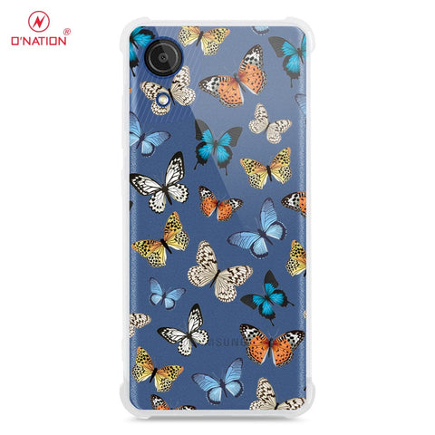 Samsung Galaxy A03 Core Cover - O'Nation Butterfly Dreams Series - 9 Designs - Clear Phone Case - Soft Silicon Borders