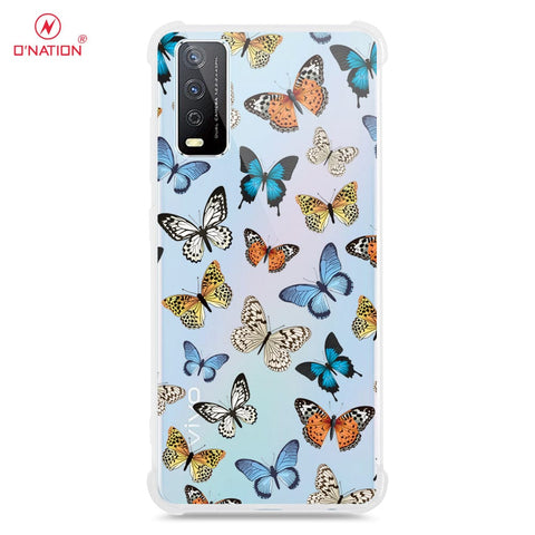 Vivo Y11s Cover - O'Nation Butterfly Dreams Series - 9 Designs - Clear Phone Case - Soft Silicon Borders