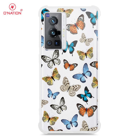 Vivo X70 Pro Cover - O'Nation Butterfly Dreams Series - 9 Designs - Clear Phone Case - Soft Silicon Borders