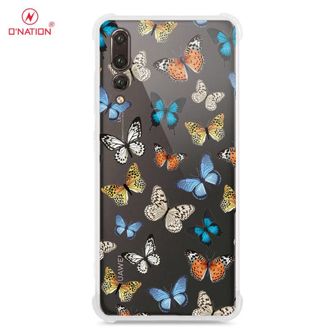 Huawei P20 Pro Cover - O'Nation Butterfly Dreams Series - 9 Designs - Clear Phone Case - Soft Silicon Borders