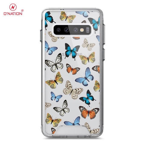 Samsung Galaxy S10 Cover - O'Nation Butterfly Dreams Series - 9 Designs - Clear Phone Case - Soft Silicon Bordersx