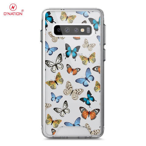 Samsung Galaxy S10 Plus Cover - O'Nation Butterfly Dreams Series - 9 Designs - Clear Phone Case - Soft Silicon Bordersx