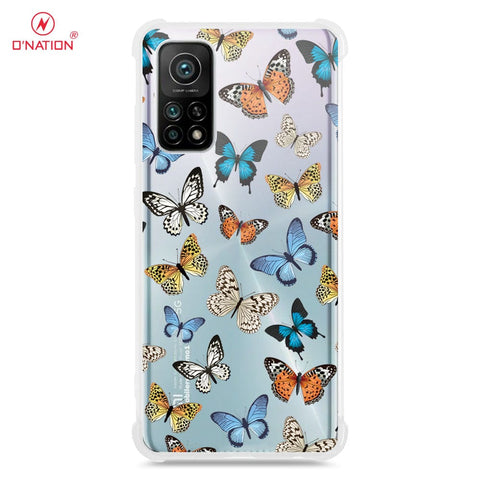 Xiaomi MI 10T Cover - O'Nation Butterfly Dreams Series - 9 Designs - Clear Phone Case - Soft Silicon Borders
