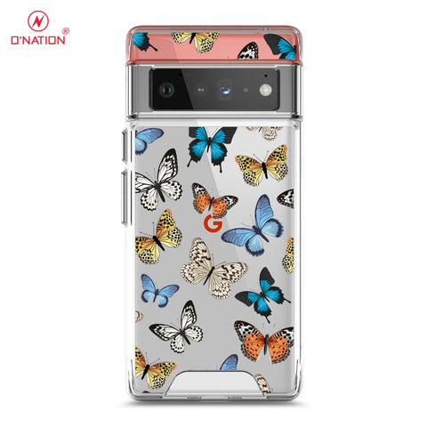 Google Pixel 6 Pro Cover - O'Nation Butterfly Dreams Series - 9 Designs - Clear Phone Case - Soft Silicon Borders
