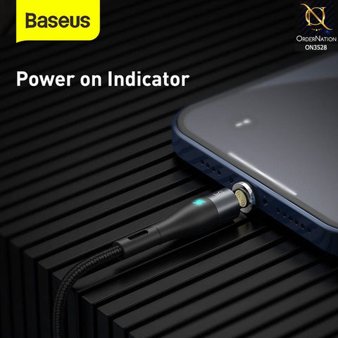 Baseus Zinc Magnetic 3 in 1 Fast Charging Data Cable Kit iPhone / Type C / Micro - Black