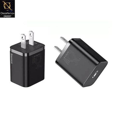 Baseus Super Si Quick TypeC Charger 25W - Black
