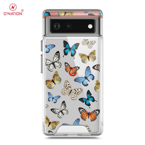 Google Pixel 6 Cover - O'Nation Butterfly Dreams Series - 9 Designs - Clear Phone Case - Soft Silicon Borders