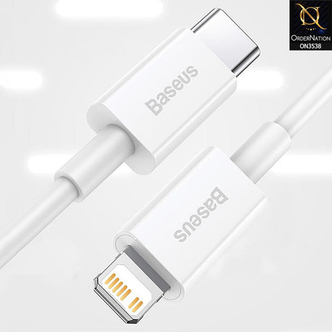 Baseus Superior Series TypeC To iPhone 20W Fast Charging Cable 1.5m White