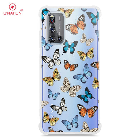 Vivo V19 Cover - O'Nation Butterfly Dreams Series - 9 Designs - Clear Phone Case - Soft Silicon Borders