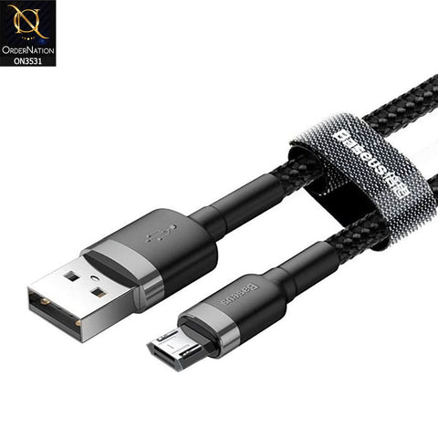 Baseus Cafule Cable USB For Lightning 2M 1.5A - Black & Gray