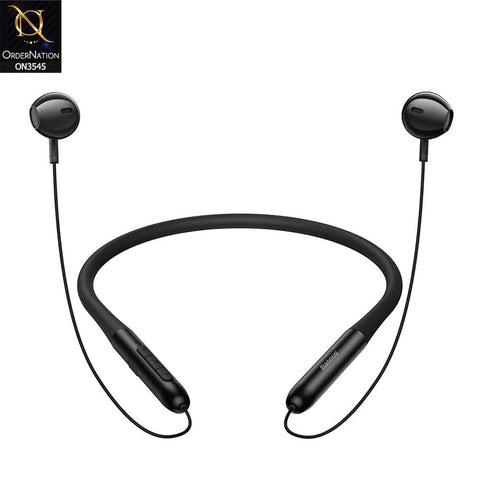 Baseus Bowie P1 Wireless Neckband Earphone - Black