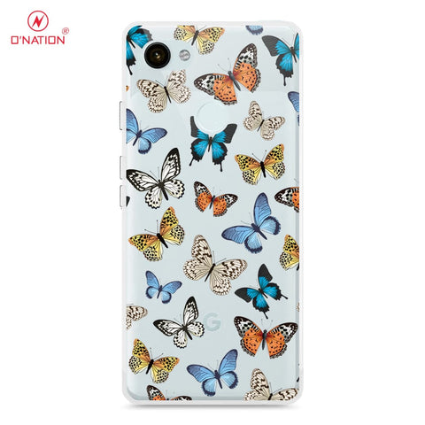 Google Pixel 3a Cover - O'Nation Butterfly Dreams Series - 9 Designs - Clear Phone Case - Soft Silicon Borders