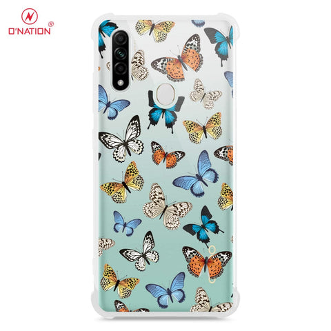 Oppo A31 Cover - O'Nation Butterfly Dreams Series - 9 Designs - Clear Phone Case - Soft Silicon Borders