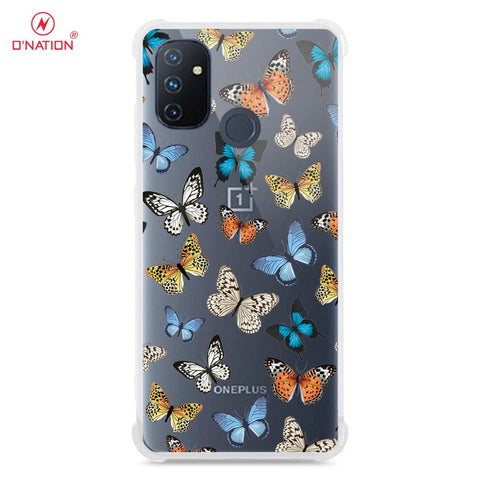 OnePlus Nord N100 Cover - O'Nation Butterfly Dreams Series - 9 Designs - Clear Phone Case - Soft Silicon Borders