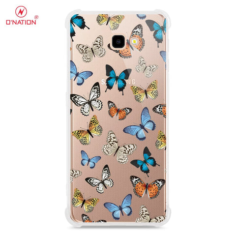 Samsung Galaxy J4 Plus Cover - O'Nation Butterfly Dreams Series - 9 Designs - Clear Phone Case - Soft Silicon Borders