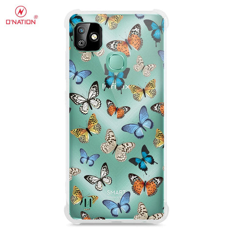 Infinix Smart HD 2021 Cover - O'Nation Butterfly Dreams Series - 9 Designs - Clear Phone Case - Soft Silicon Borders